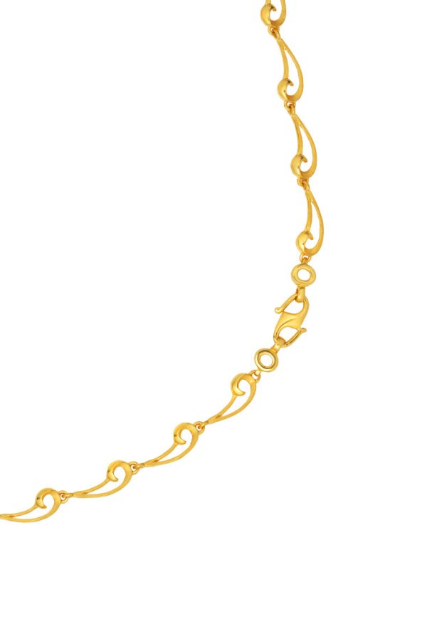 TOMEI Eternal Dance Of The Dragon & Phoenix Necklace, Yellow Gold 916 Online