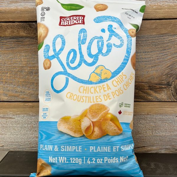 Covered Bridge Lela’s Chickpea Chips Plain and simple Discount