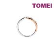 TOMEI Eternal Twine Collection Diamond Ring, White+Rose Gold 585 on Sale