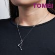 TOMEI Key Love Pendant, White Gold 750 Sale