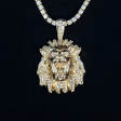 Iced Lion Pendant Online now