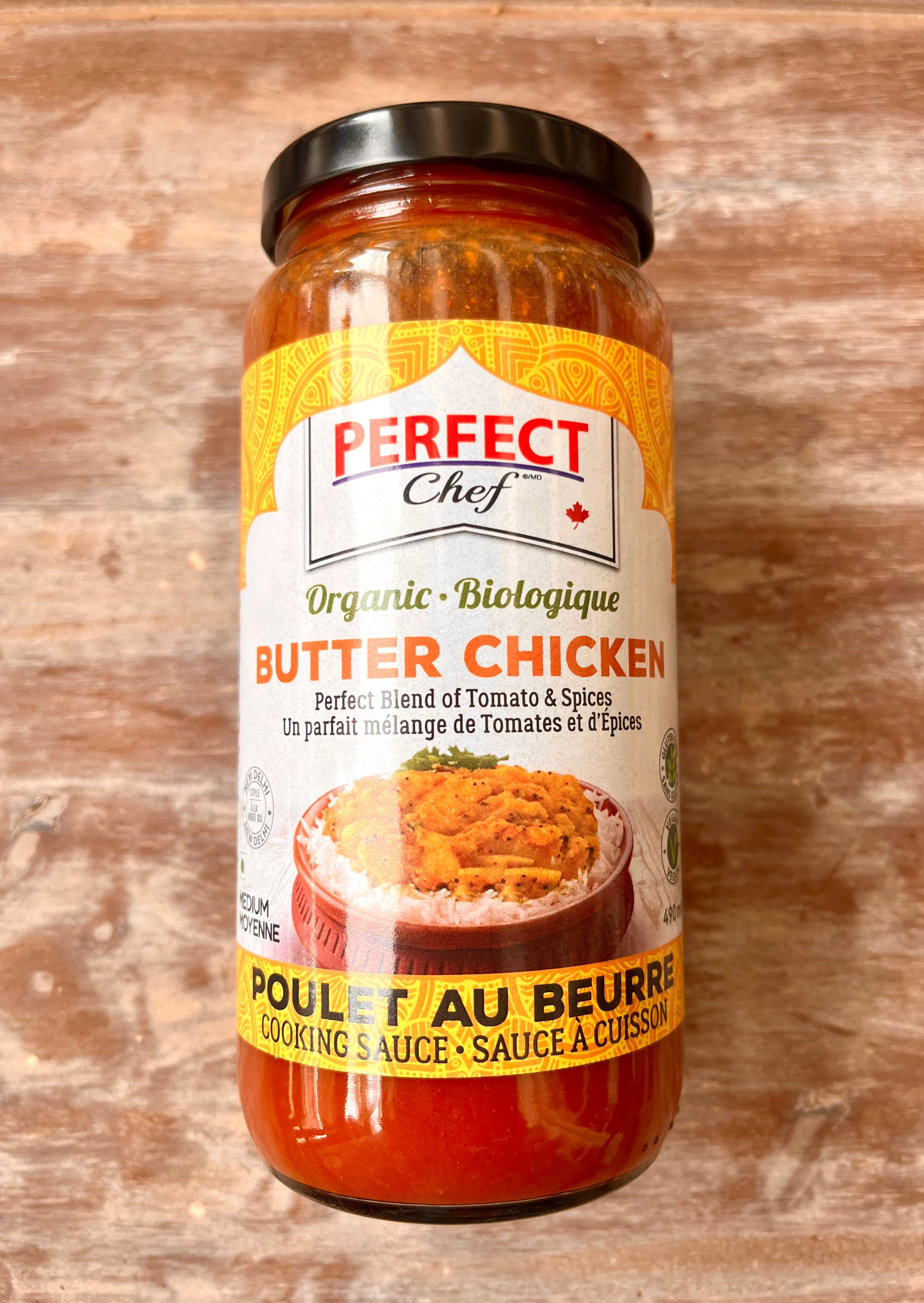 Organic Butter Chicken Cooking Sauce By Perfect Chef Online now