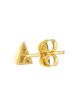 TOMEI Lusso Italia Pyramid Earrings, Yellow Gold 916 Online now