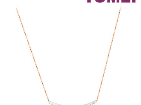 TOMEI Rouge Collection Smiley Necklace, Rose Gold 750 Supply