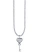 TOMEI Key Pendant, White Gold 585 For Discount