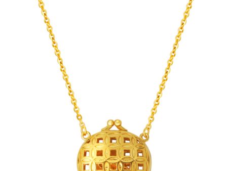 TOMEI Clutch Bag Necklace, Yellow Gold 916 Sale