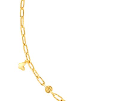 TOMEI Auspicious Buttefly Bracelet, Yellow Gold 999 (5D) Online