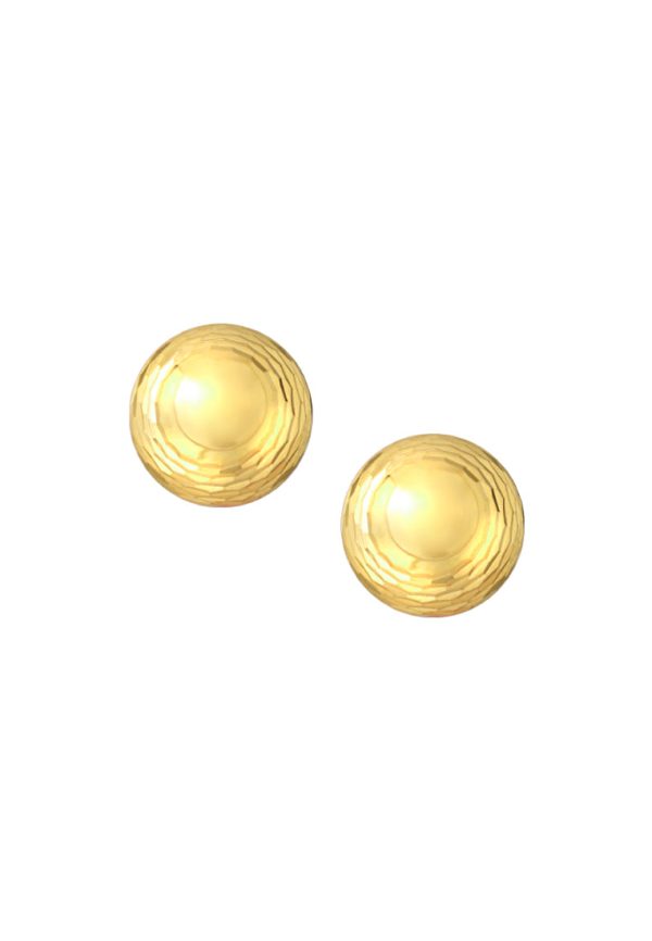 TOMEI Lusso Italia Dazzling Ball Earrings, Yellow Gold 916 Online Sale