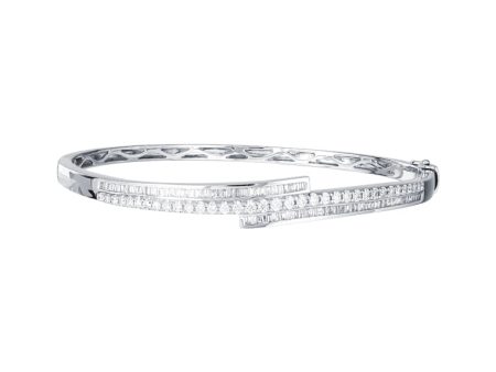 TOMEI Diamond Bangle, White Gold 585 Online Sale