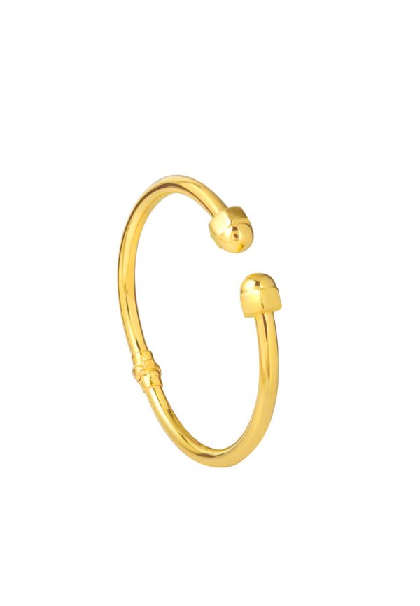 TOMEI Bangle, Yellow Gold 916 Fashion