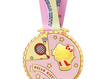 TOMEI X SANRIO Hello Kitty Sports Medal Gold Foil 0.2G, Yellow Gold 9999 Cheap