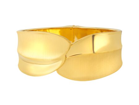 TOMEI Wide Bangle, Yellow Gold 999 (5D) Online Sale