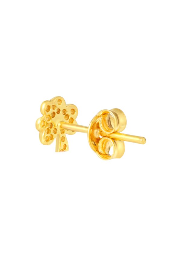 TOMEI Lucky Clover Earrings, Yellow Gold 916 Sale