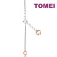 TOMEI Rosy Winter Collection Diamond Bracelet, White+Rose Gold 585 Online