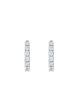 TOMEI Eternity Diamond Earrings, White Gold 750 Online now