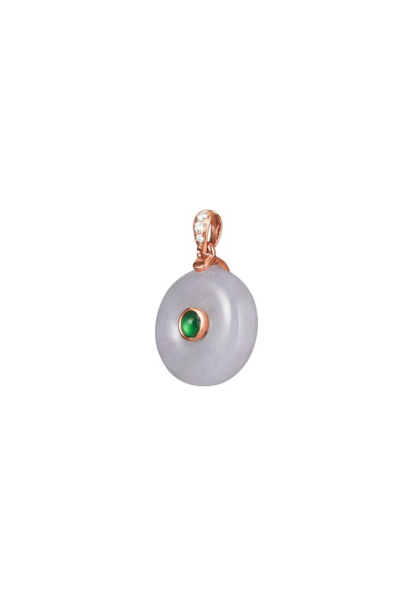 TOMEI Jade Of Completeness Pendant, Rose Gold 750 Online now