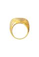 TOMEI Lusso Italia Dual-Tone Wave Inspired Ring, Yellow Gold 916 Fashion