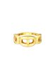 TOMEI Lusso Italia Buckle Concept Ring, Yellow Gold 916 Online Sale