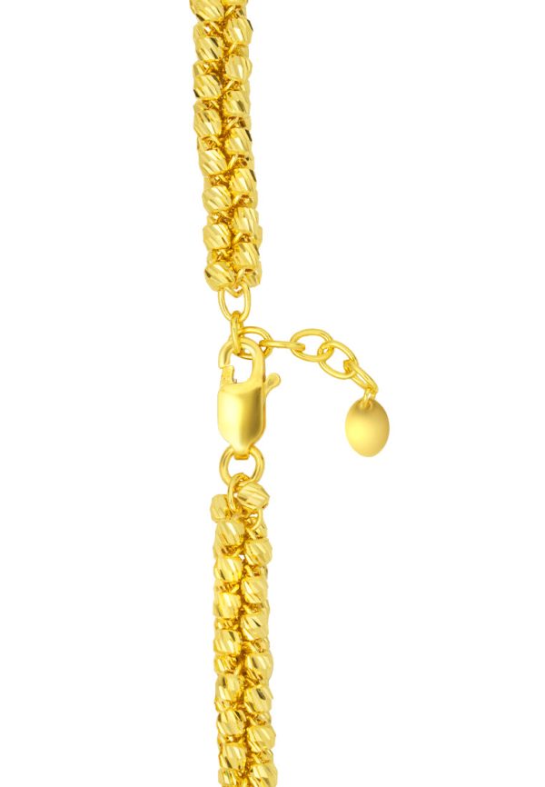 TOMEI Bundled Beads Bracelet, Yellow Gold 916 For Cheap