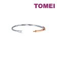 TOMEI Rosy Winter Collection Diamond Bangle, White+Rose Gold 585 For Cheap