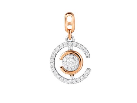 TOMEI Sparkle Serenity Collection DIamond Pendant, White+Rose Gold 750 Online Hot Sale