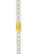 TOMEI Diamond Cut Collection Eternity Bracelet, Yellow Gold 916 For Sale