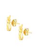 TOMEI Simply Knot Earrings, Yellow Gold 916 Online Hot Sale