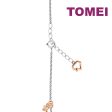 TOMEI Rosy Winter Collection Diamond Bracelet, White+Rose Gold 585 Online Hot Sale