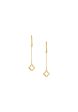 TOMEI [Online Exclusive] Lusso Italia Drop Clover Earrings, Yellow Gold 916 on Sale