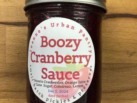 Boozy Cranberry Sauce By Joanne’s Urban Pantry on Sale