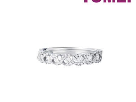 TOMEI Diamond Ring, White Gold 750 Supply