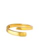 TOMEI Anastasia Extended C-Shape Ring, Yellow Gold 916 Fashion