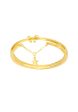 TOMEI Ribbon With Star Bangle, Yellow Gold 999 (5D) Cheap