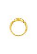 TOMEI Lusso Italia Buckle Concept Ring, Yellow Gold 916 Online Sale