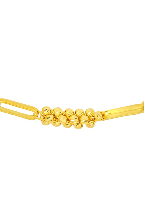 TOMEI Bundled Beads Bracelet, Yellow Gold 916 For Cheap