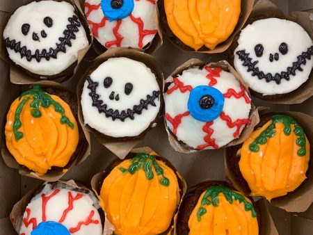 Halloween cupcakes (6) - available in season only Online