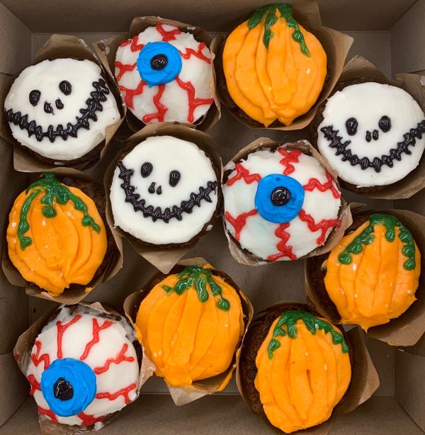 Halloween cupcakes (6) - available in season only Online