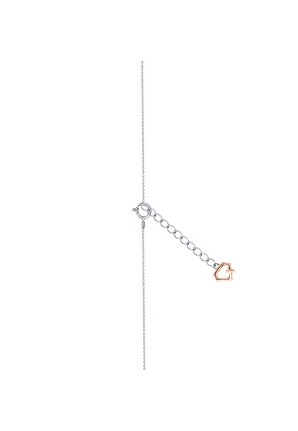 TOMEI Diamond Necklace, White+Rose Gold 750 For Discount