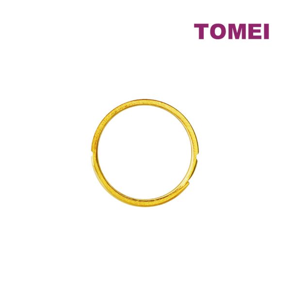 TOMEI X XIFU Heart To Heart Couple Ring For Him, Yellow Gold 999 Sale