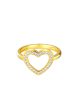 TOMEI Matters of the Heart Ring, Yellow Gold 916 Online Sale