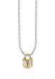 TOMEI Love Lock Collection Pendant, White+Yellow Gold 750 Online Sale