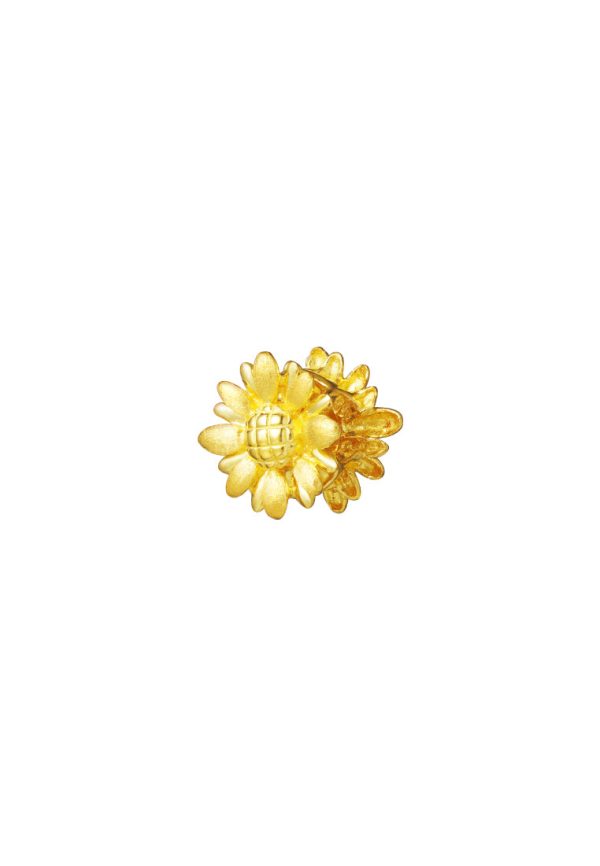 TOMEI Sunflower Charm, Yellow Gold 916 Cheap