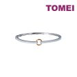 TOMEI Rosy Winter Collection Diamond Bangle, White+Rose Gold 585 Hot on Sale