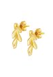 TOMEI Symphony Of Leaves Earrings, Yellow Gold 916 For Sale