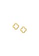 TOMEI [Online Exclusive] Lusso Italia Clover Earrings, Yellow Gold 916 Online now