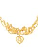 TOMEI Dragon Phoenix Double Happiness Necklace, Yellow Gold 916 Sale