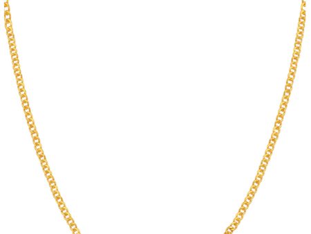 TOMEI Minimalist Necklace, Yellow Gold 999 (5G) on Sale