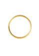 TOMEI Line Patterned Xi De Ring, Yellow Gold 916 Online Hot Sale