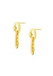 TOMEI Lusso Italia Twist Dangle Earrings, Yellow Gold 916 Online Hot Sale