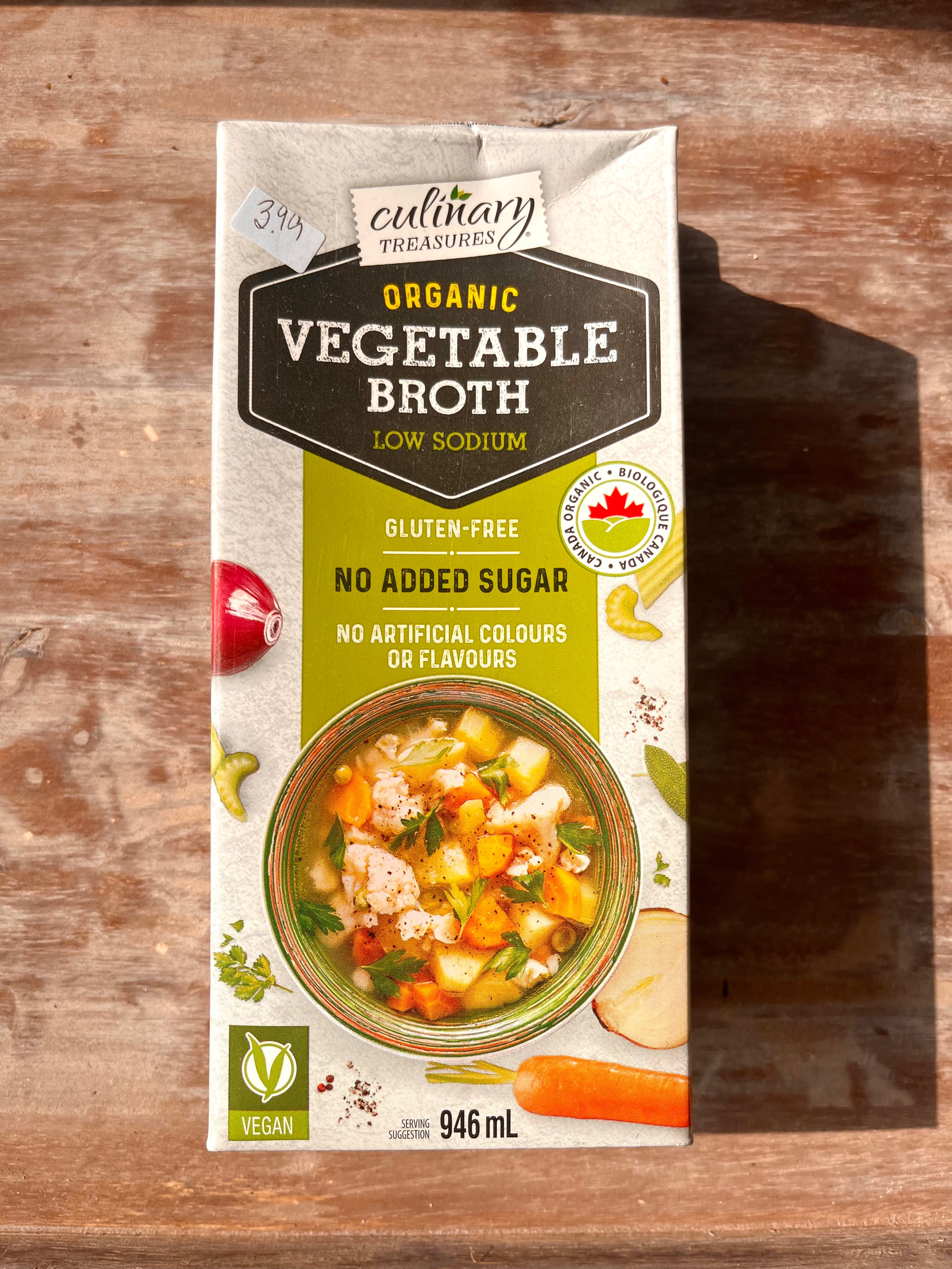 Organic Vegetable Broth For Cheap